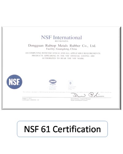 NSF 61 Certification