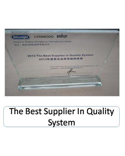 The Best Supplier In Quality System